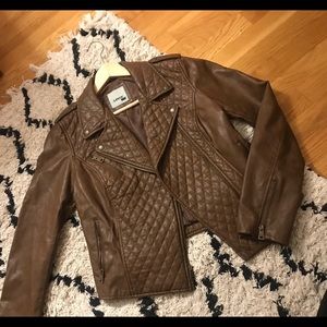 Levi’s brown leather jacket